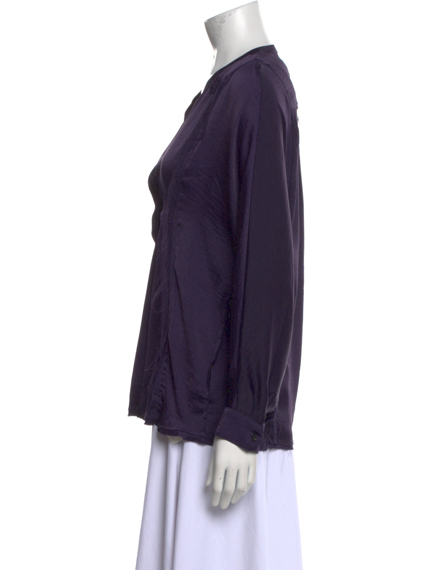 Zadig & Voltaire V-Neck Long Sleeve Blouse