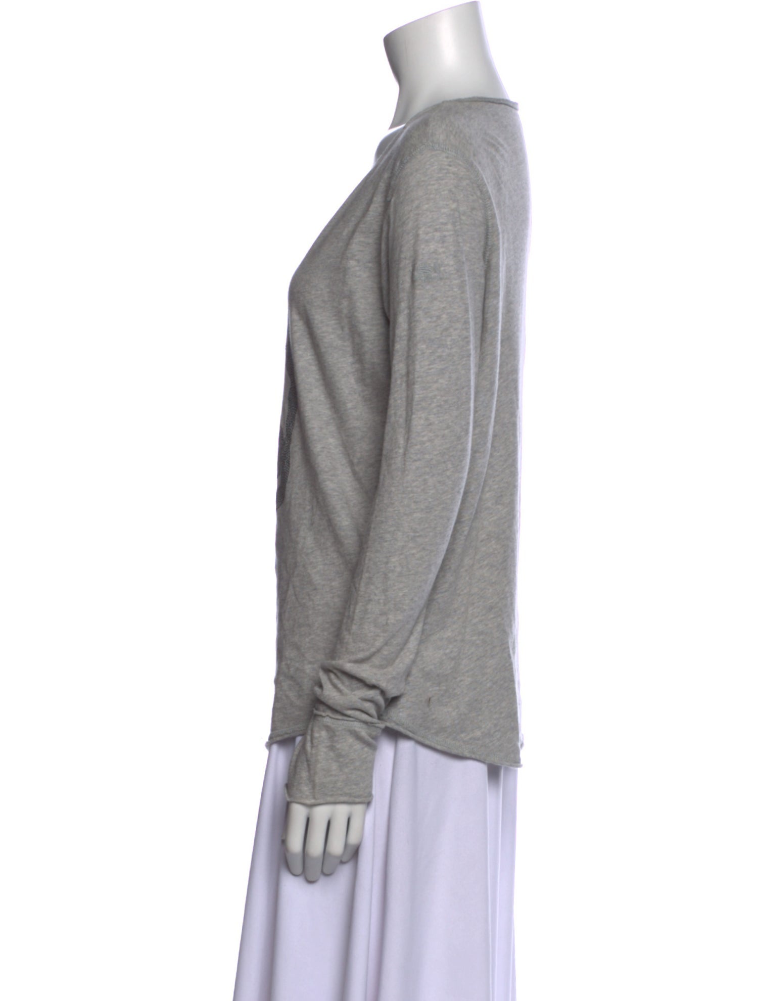 Zadig & Voltaire Graphic Print V-Neck T-Shirt