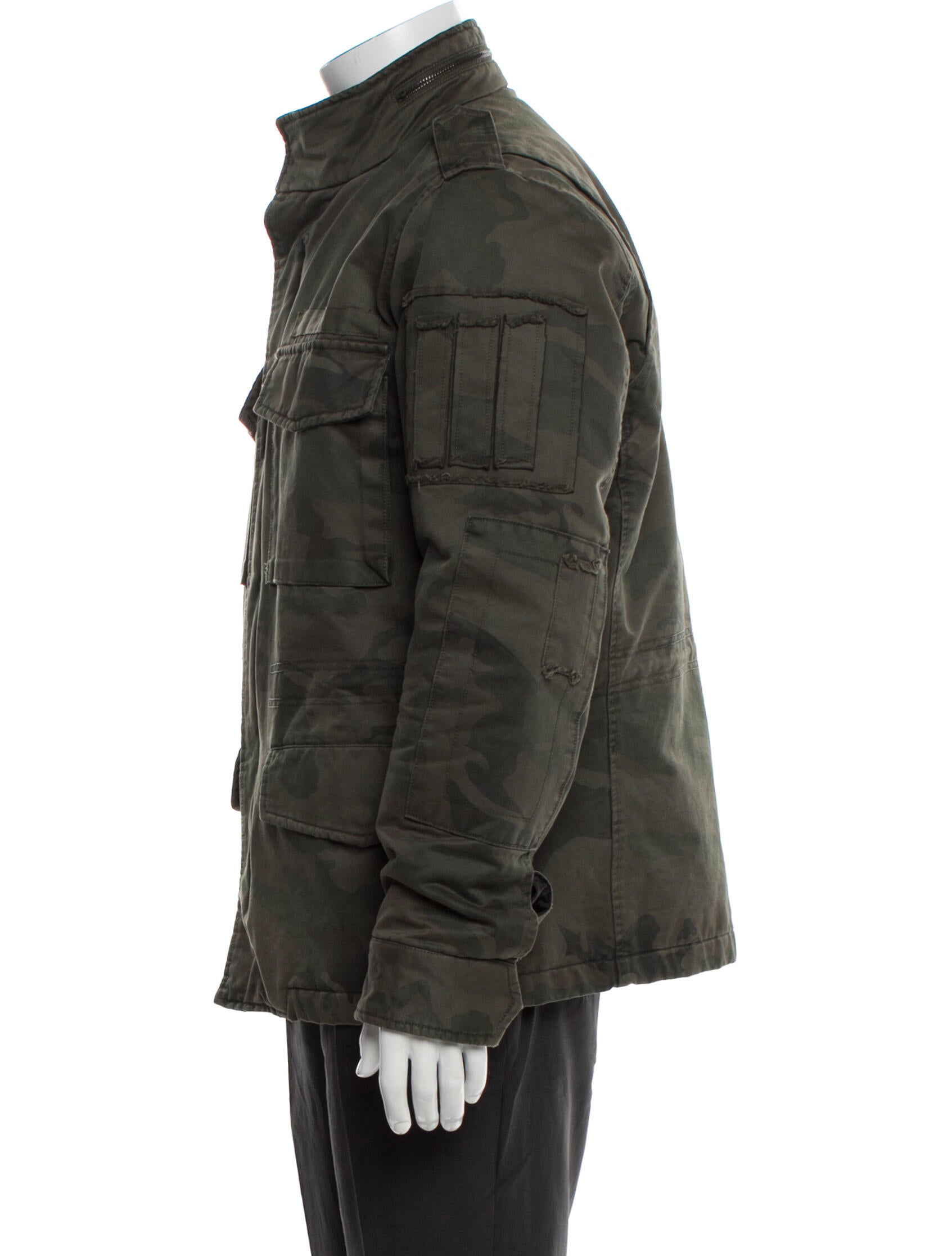 Zadig & Voltaire Camouflage Print Utility Jacket