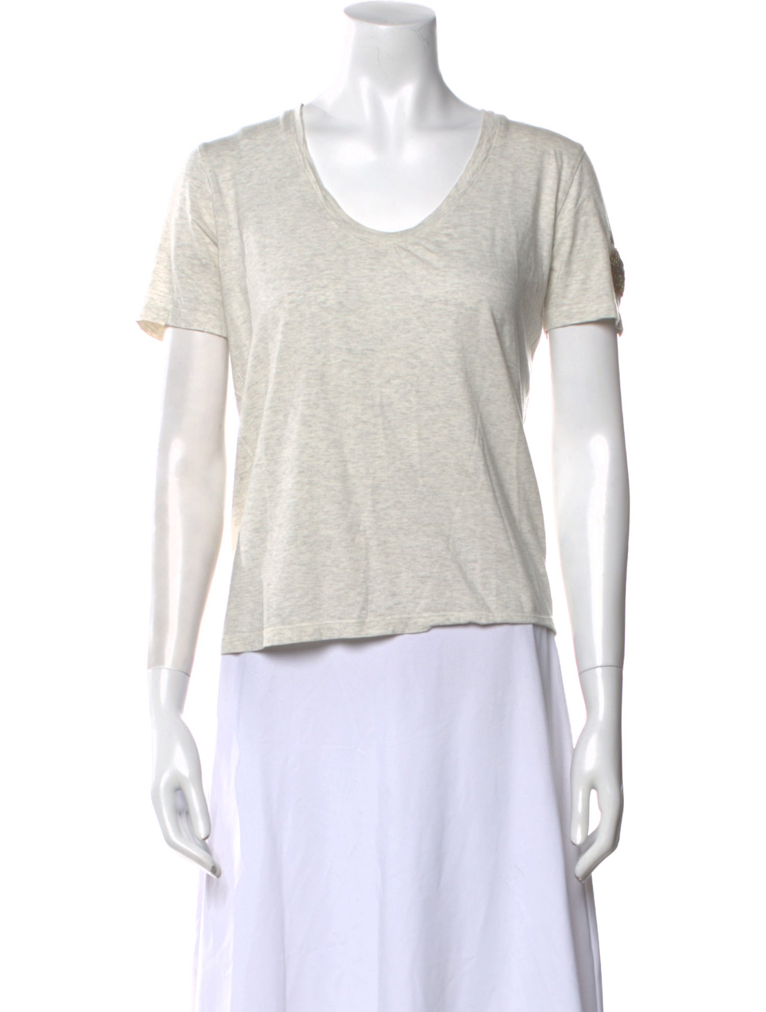 Zadig & Voltaire Scoop Neck Short Sleeve T-Shirt