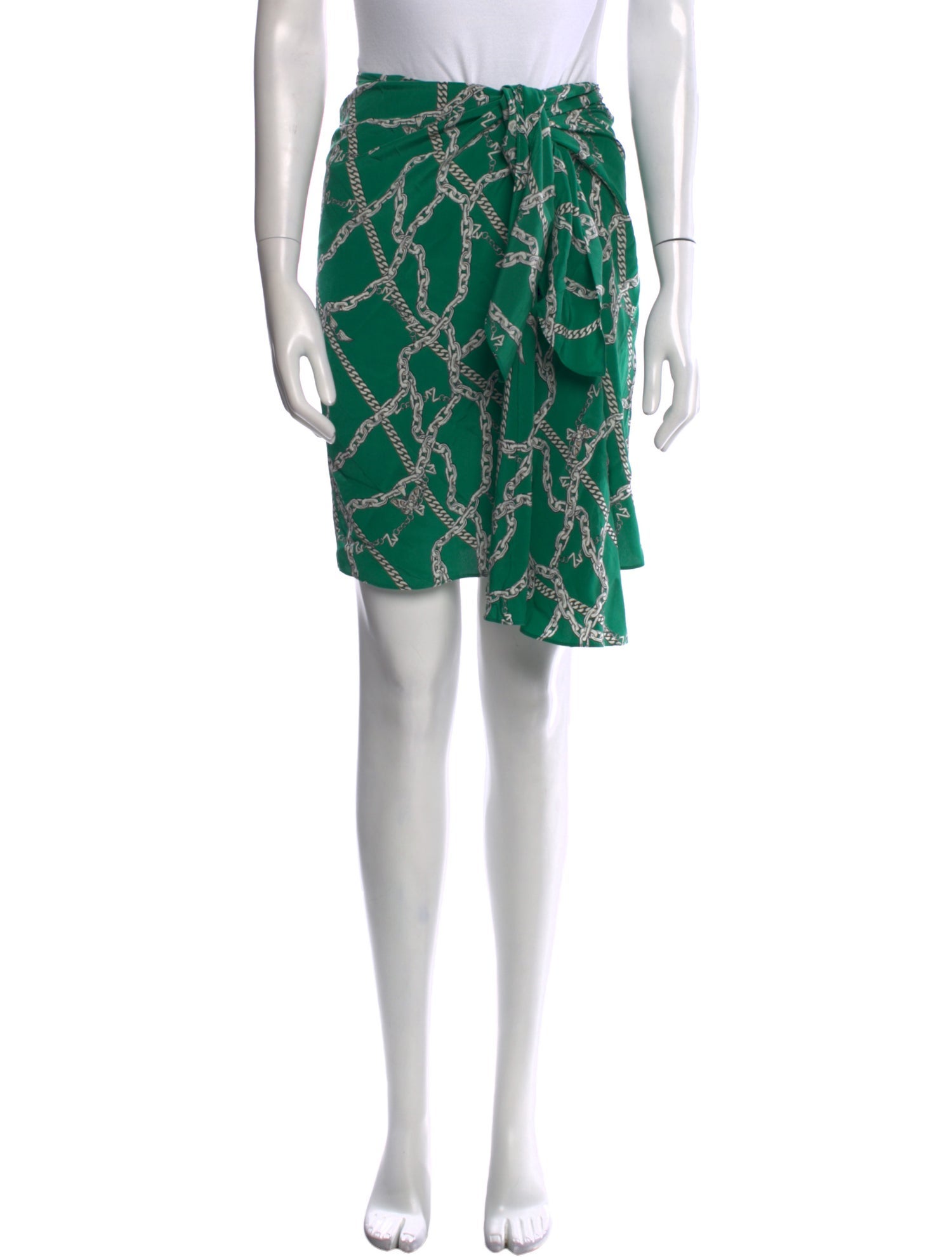 Zadig & Voltaire Silk Midi Length Skirt