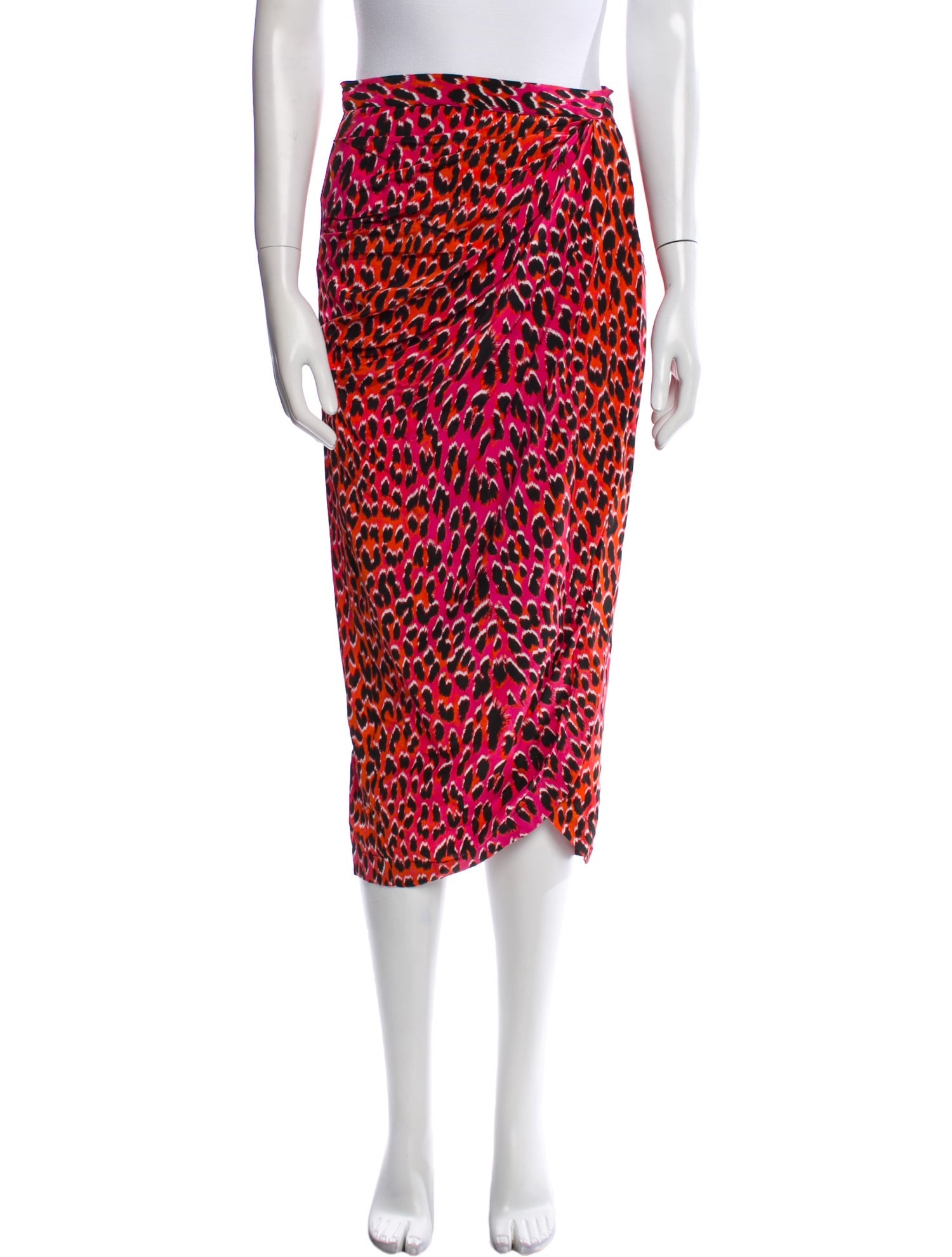 Zadig & Voltaire Silk Midi Length Skirt