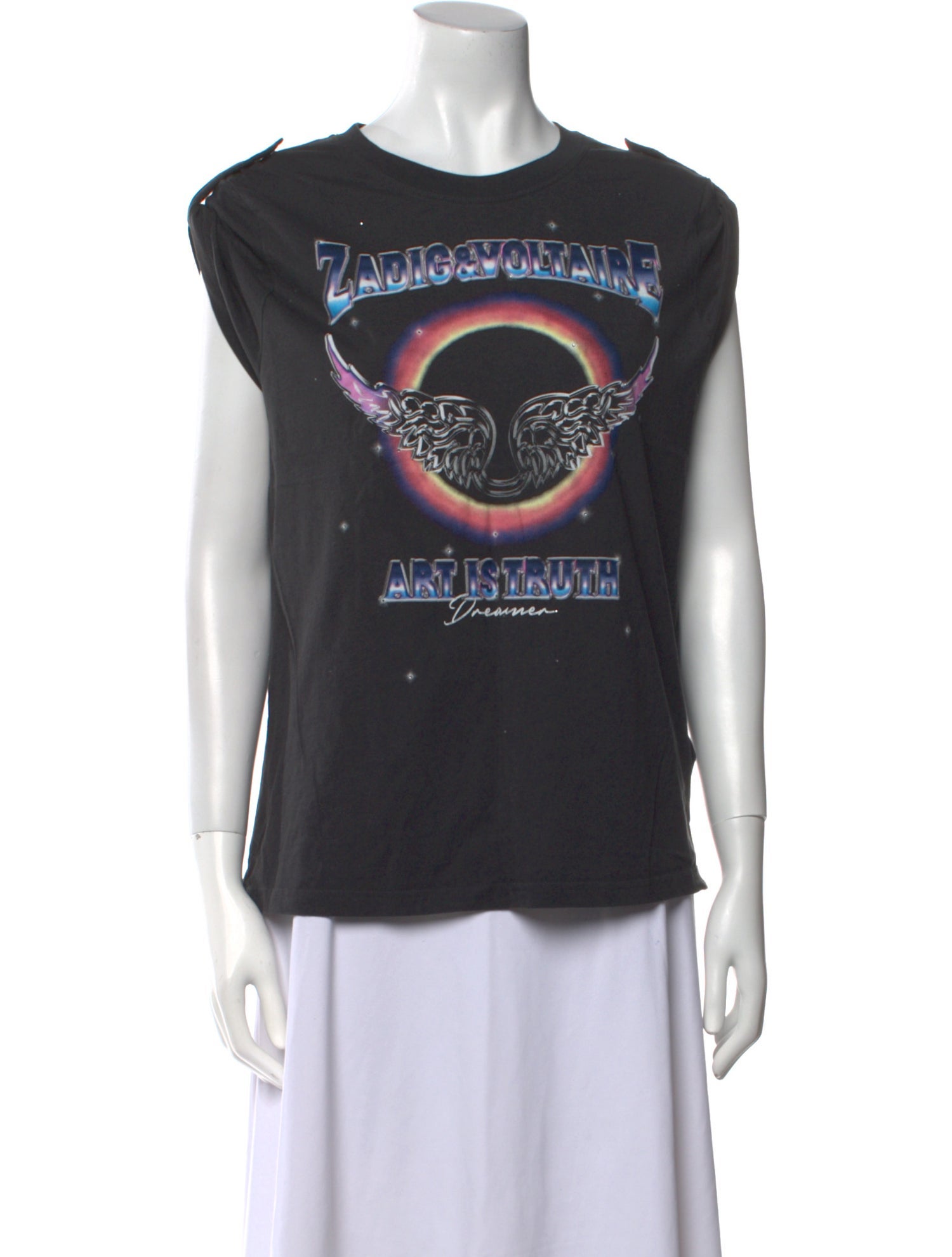 Zadig & Voltaire Graphic Print Crew Neck T-Shirt