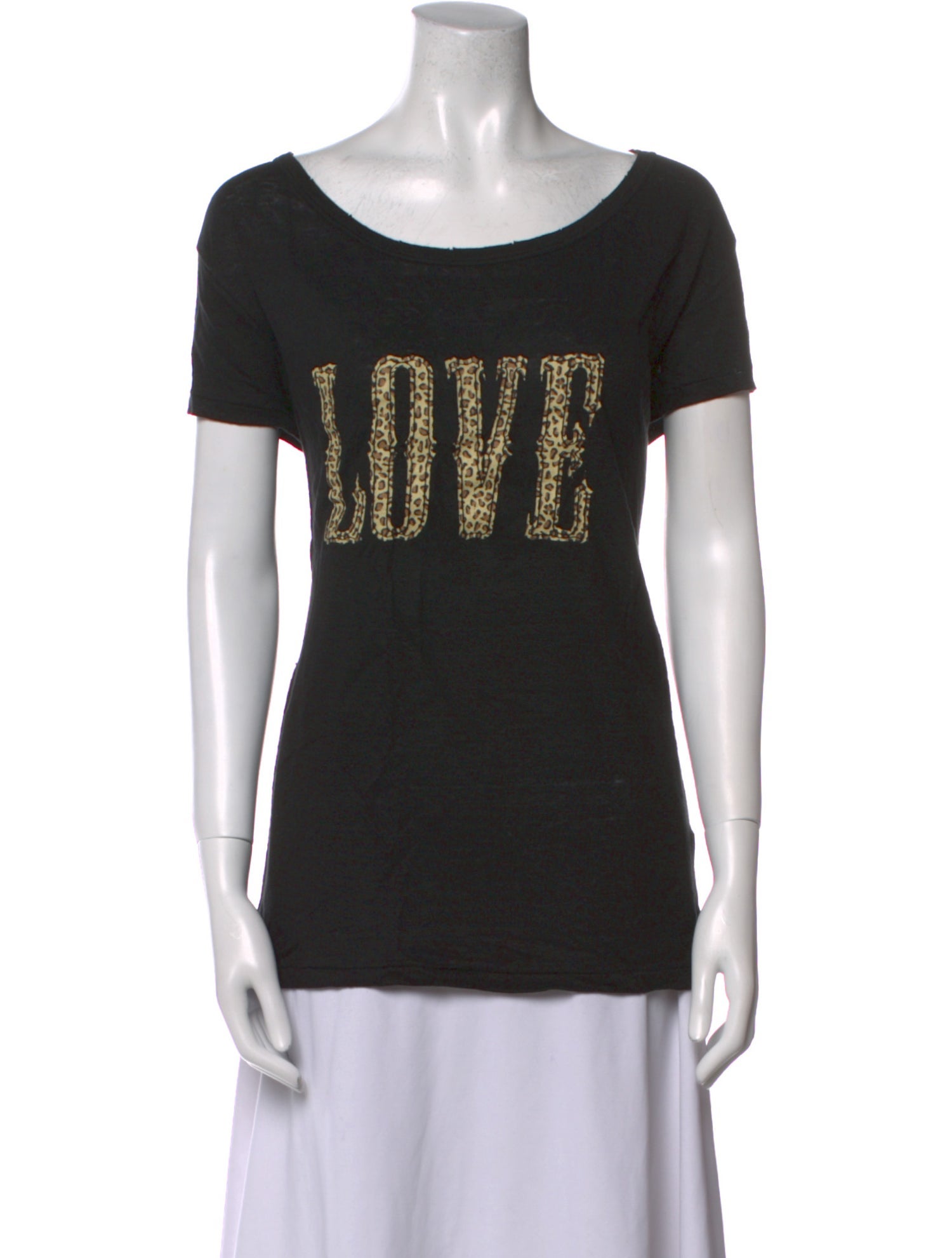 Zadig & Voltaire Linen Graphic Print T-Shirt