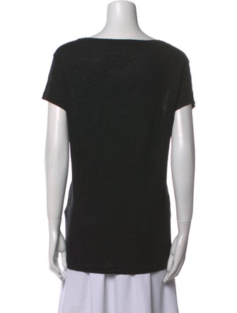 Zadig & Voltaire Linen Graphic Print T-Shirt