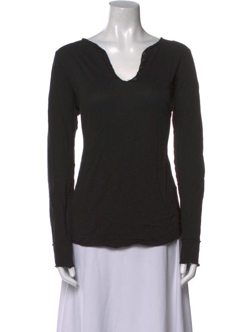 Zadig & Voltaire V-Neck Long Sleeve Top