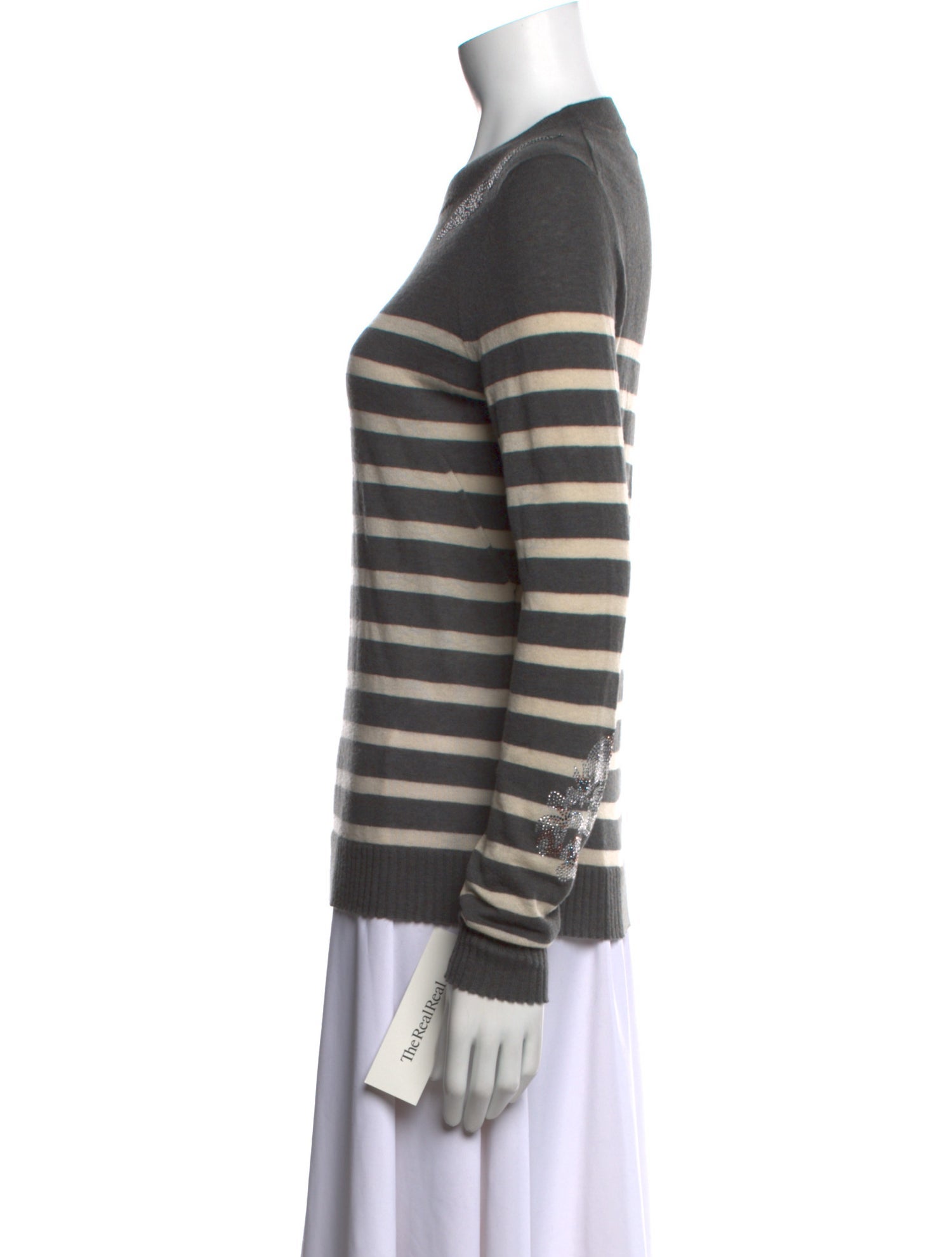 Zadig & Voltaire Cashmere Striped Sweater
