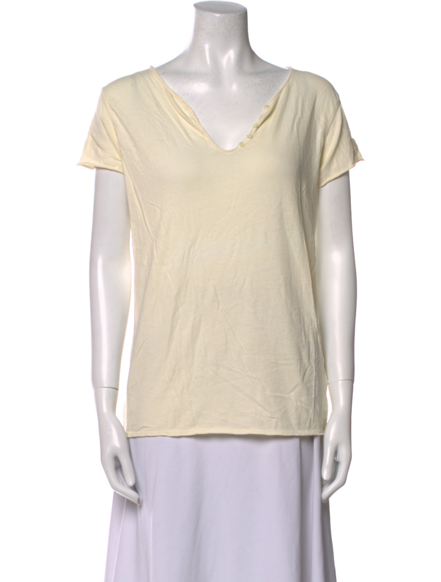 Zadig & Voltaire V-Neck Short Sleeve T-Shirt