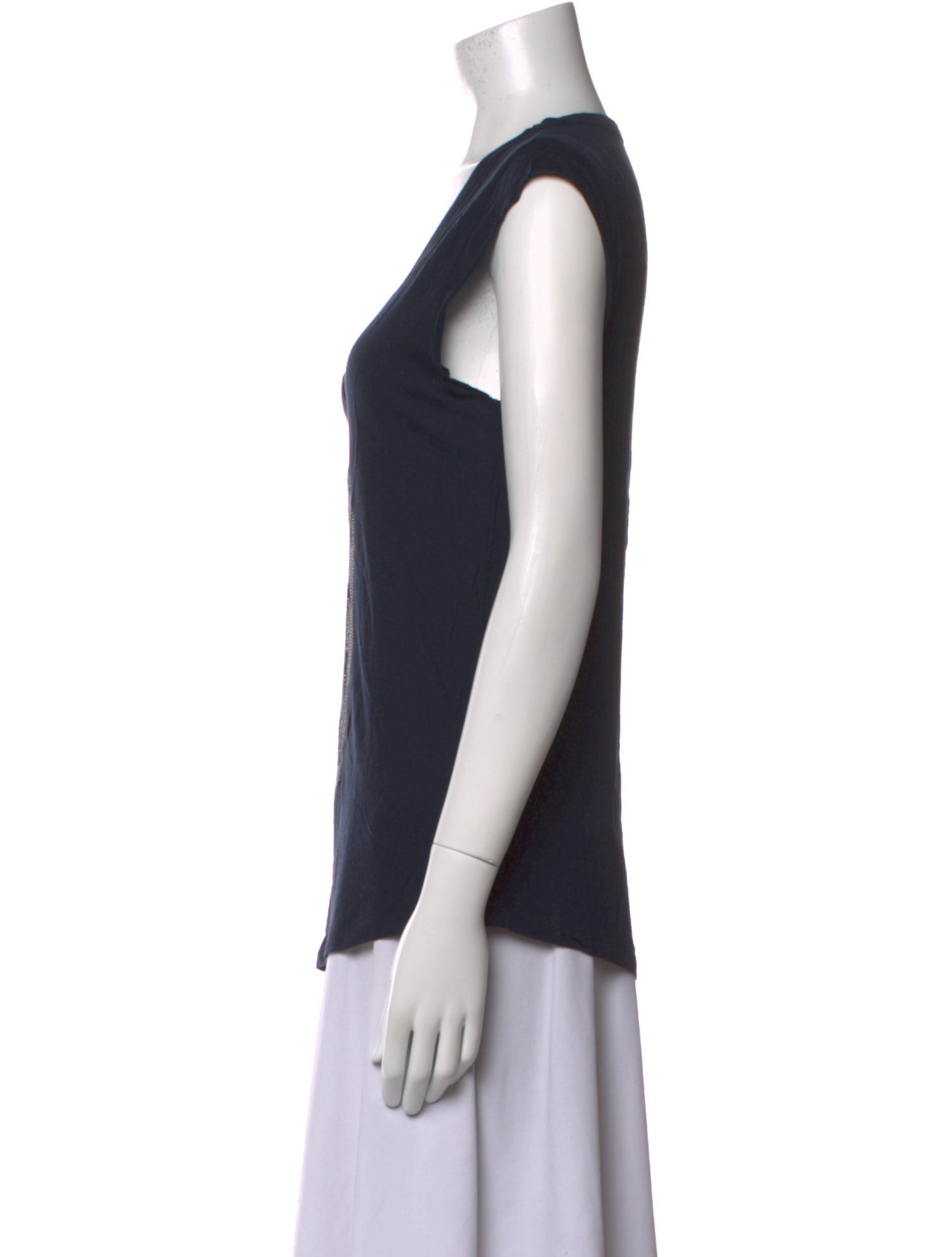 Zadig & Voltaire Printed V-Neck Top w/ Tags