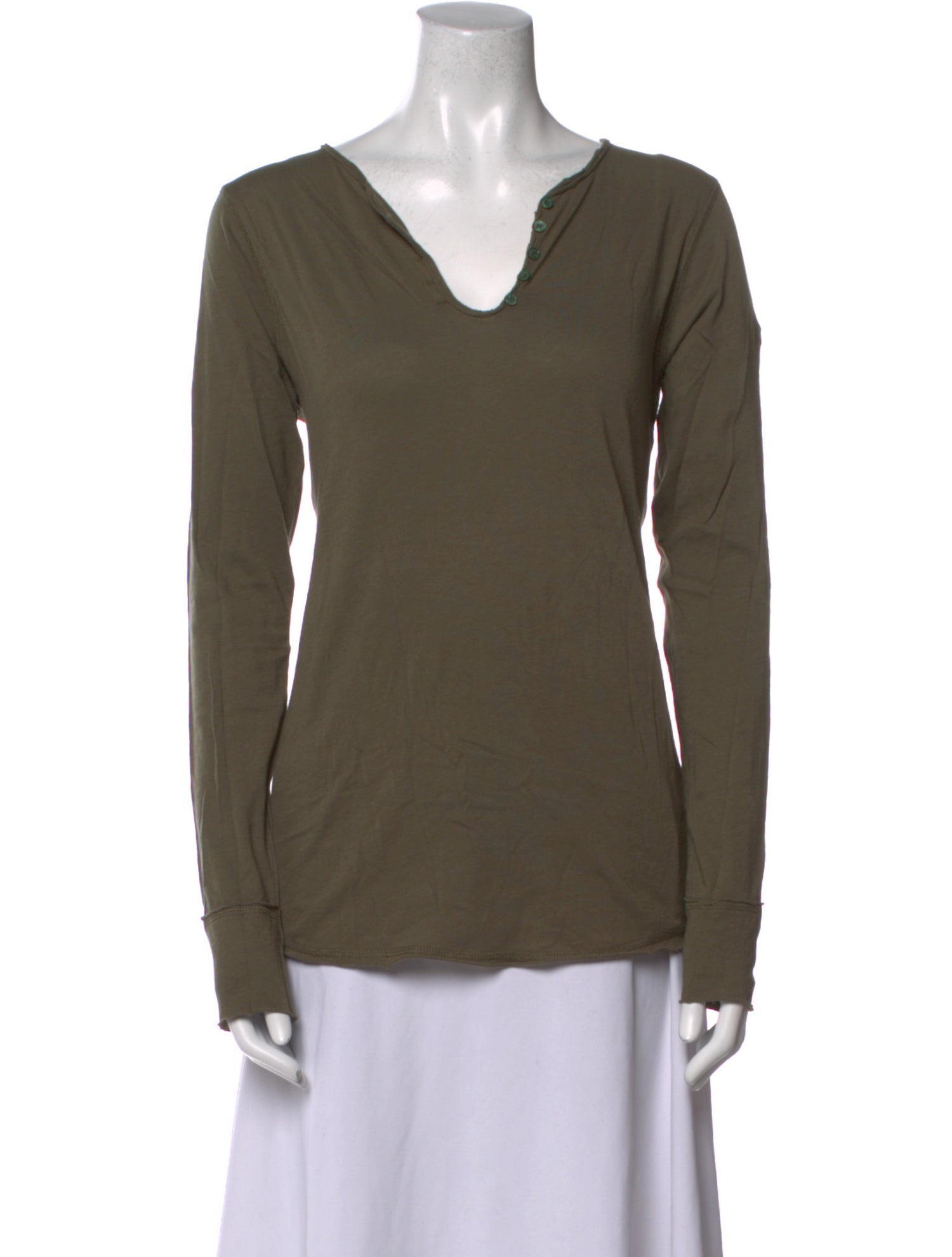 Zadig & Voltaire V-Neck Long Sleeve Top w/ Tags