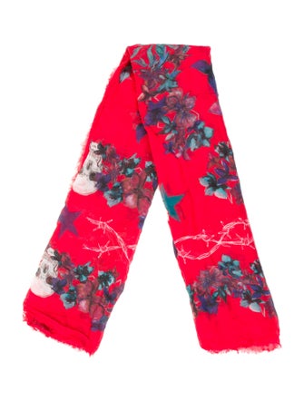 Zadig & Voltaire Floral Print Scarf