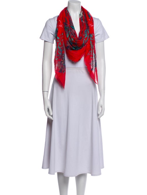 Zadig & Voltaire Floral Print Scarf