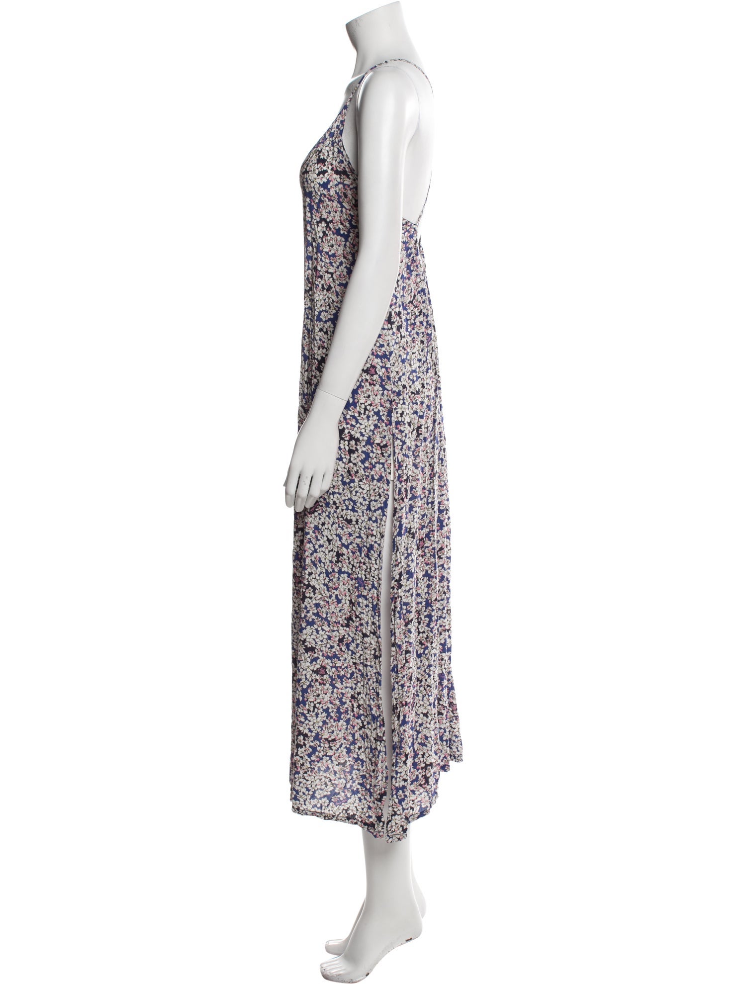 Zadig & Voltaire Floral Print Long Dress