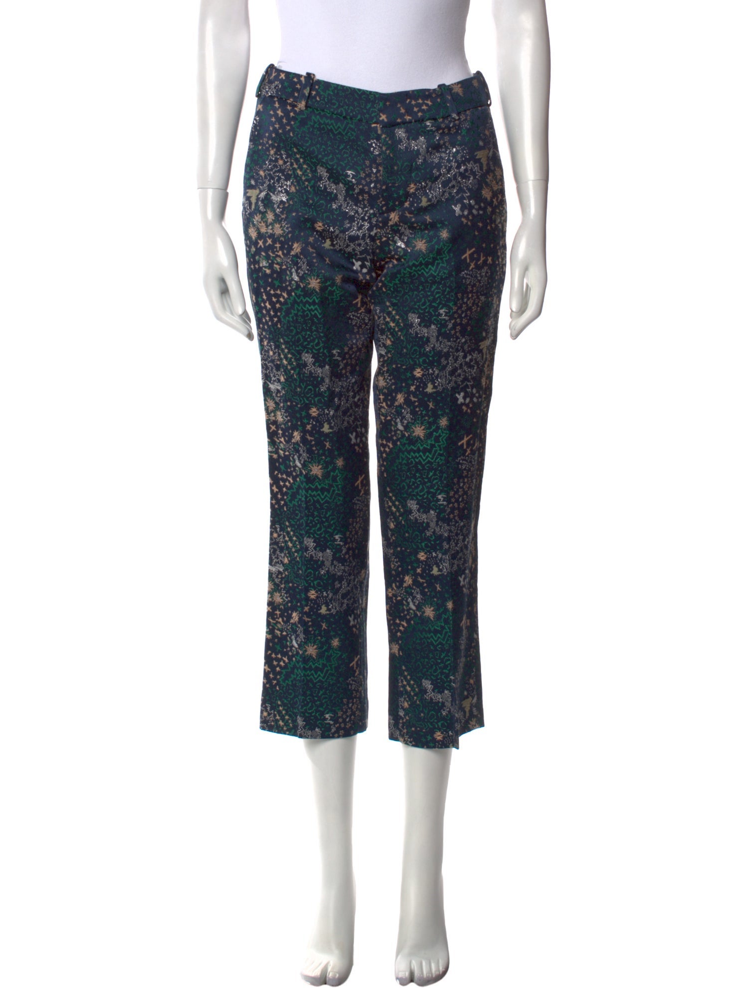 Zadig & Voltaire Printed Straight Leg Pants
