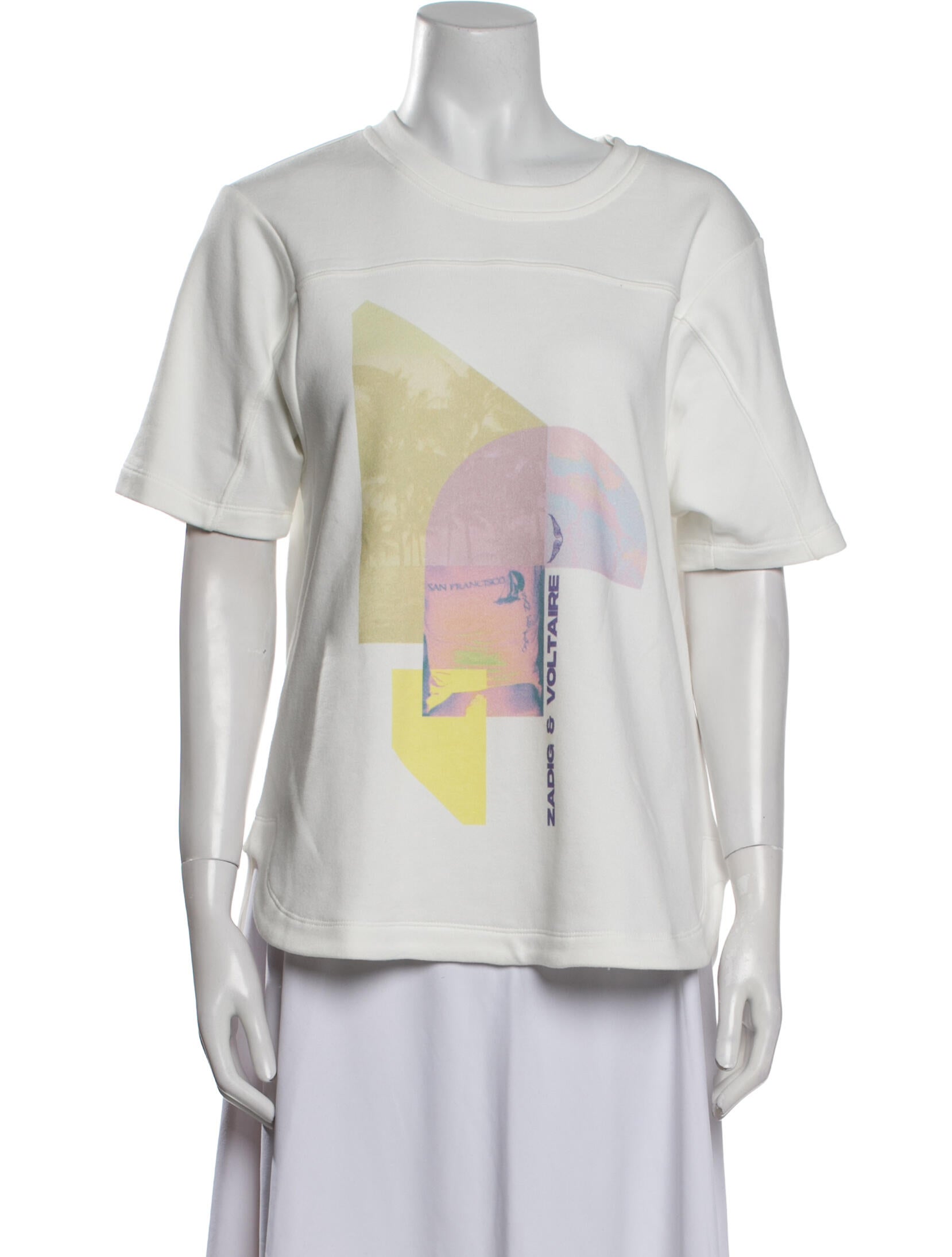 Zadig & Voltaire Graphic Print Crew Neck T-Shirt