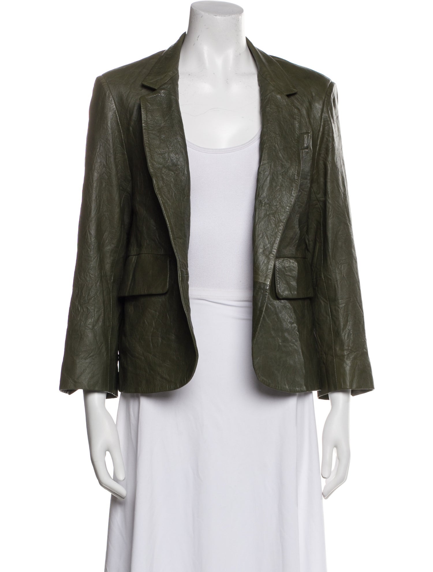 Zadig & Voltaire Leather Blazer