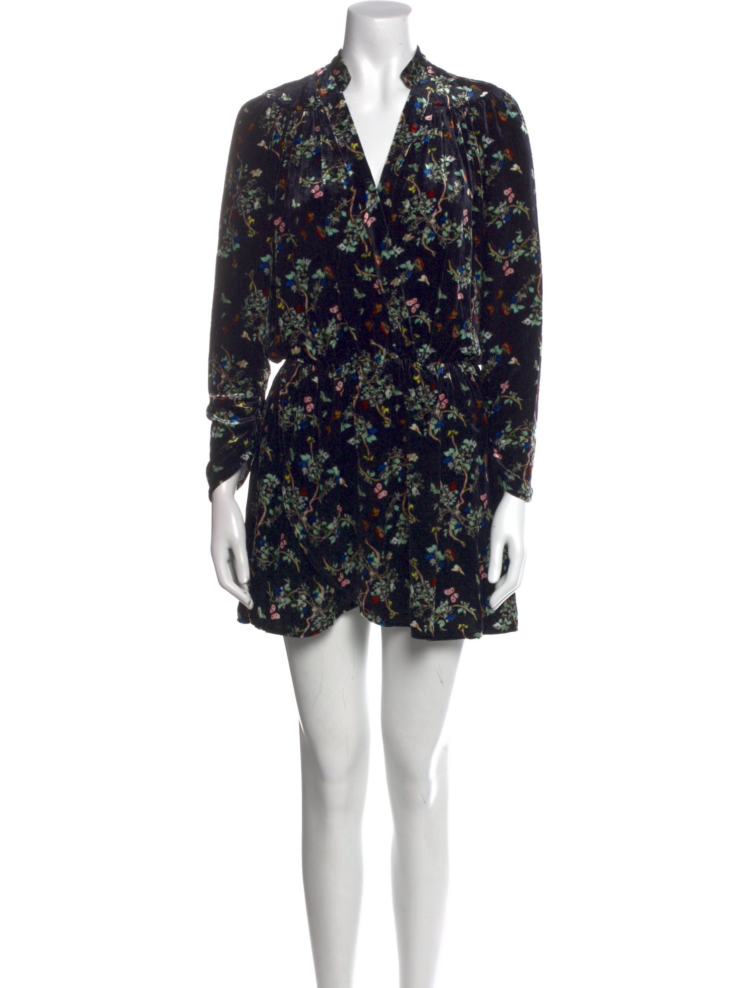 Zadig & Voltaire Floral Print Mini Dress