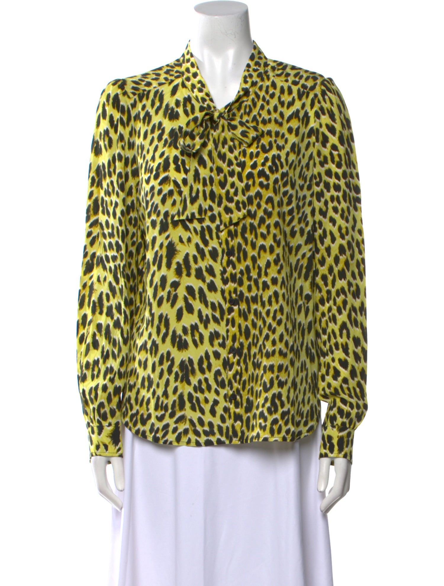 Zadig & Voltaire Silk Animal Print Blouse