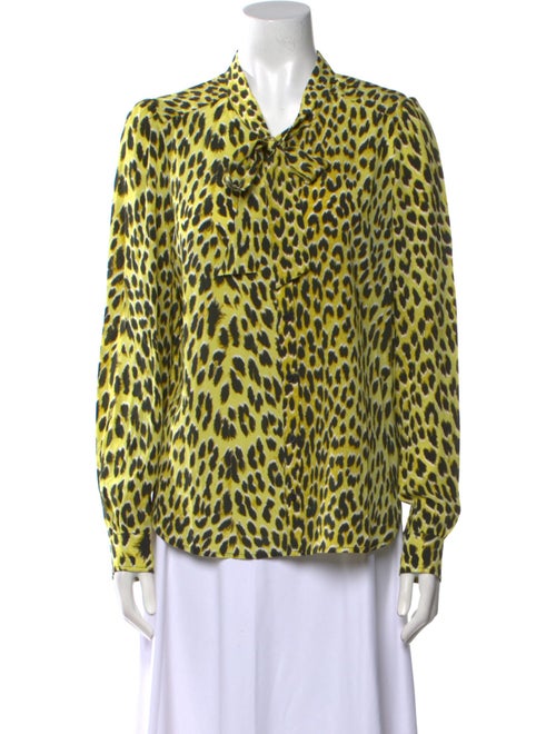Zadig & Voltaire Silk Animal Print Blouse