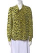 Zadig & Voltaire Silk Animal Print Blouse