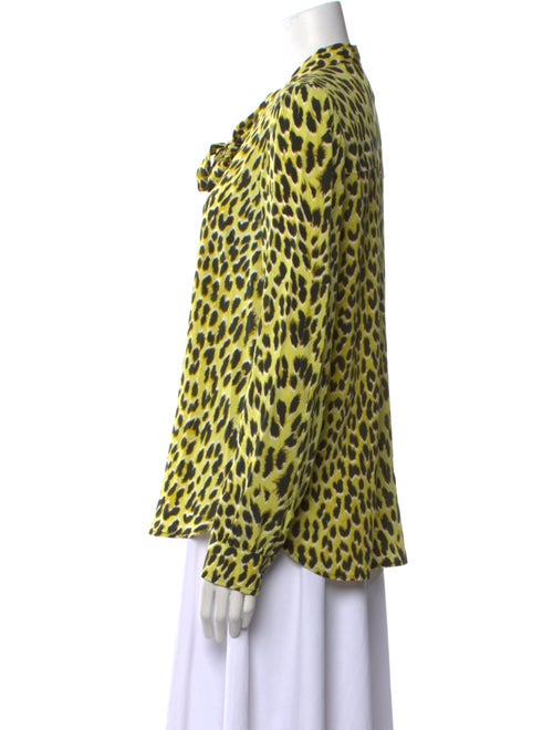 Zadig & Voltaire Silk Animal Print Blouse