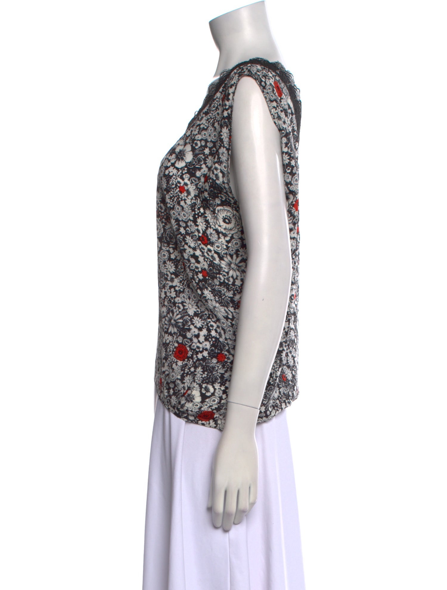 Zadig & Voltaire Silk Floral Print Blouse