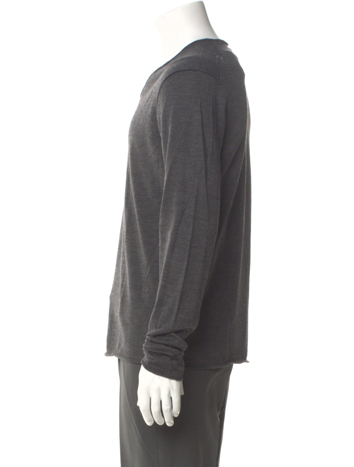 Zadig & Voltaire Merino Wool V-Neck Polo Sweater w/ Tags