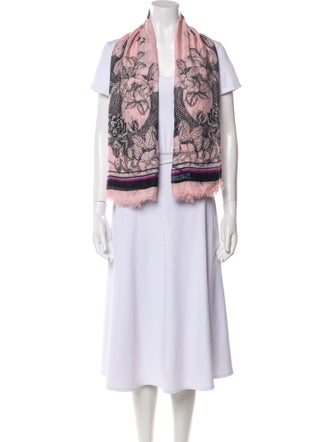 Zadig & Voltaire Floral Print Scarf