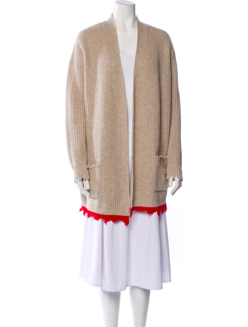 Zadig & Voltaire Striped Open Front Sweater