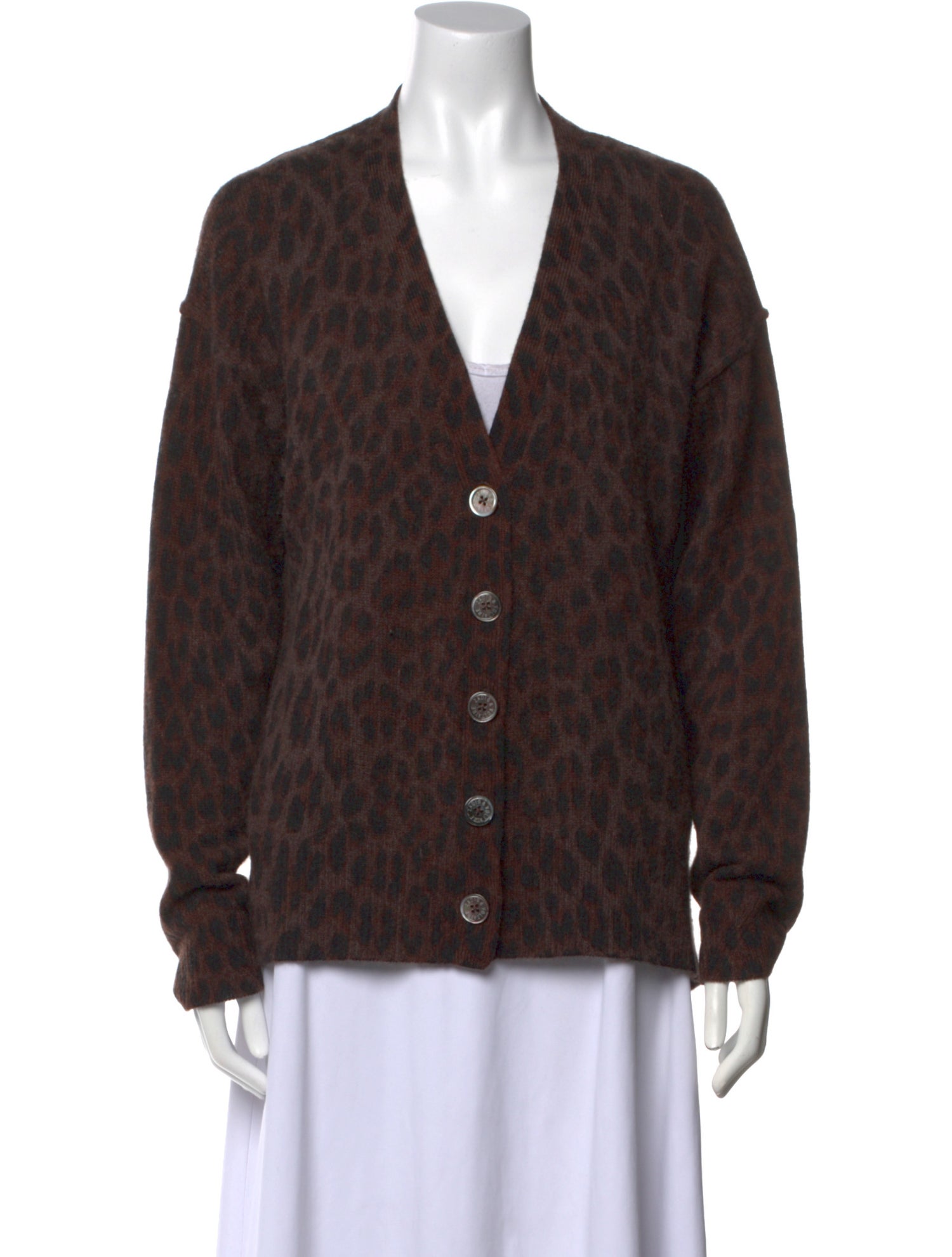 Zadig & Voltaire Cashmere Animal Print Sweater