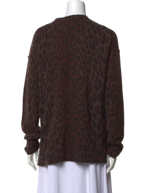 Zadig & Voltaire Cashmere Animal Print Sweater