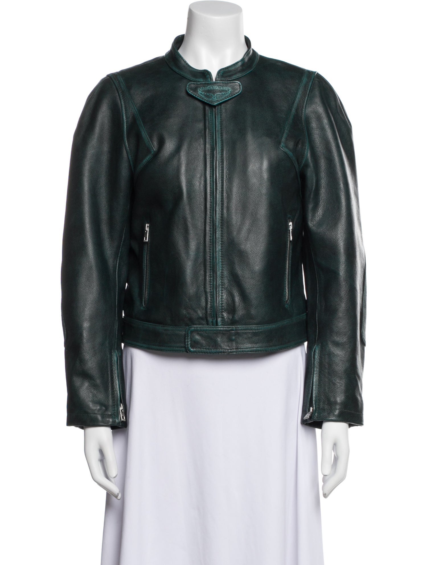 Zadig & Voltaire Leather Biker Jacket