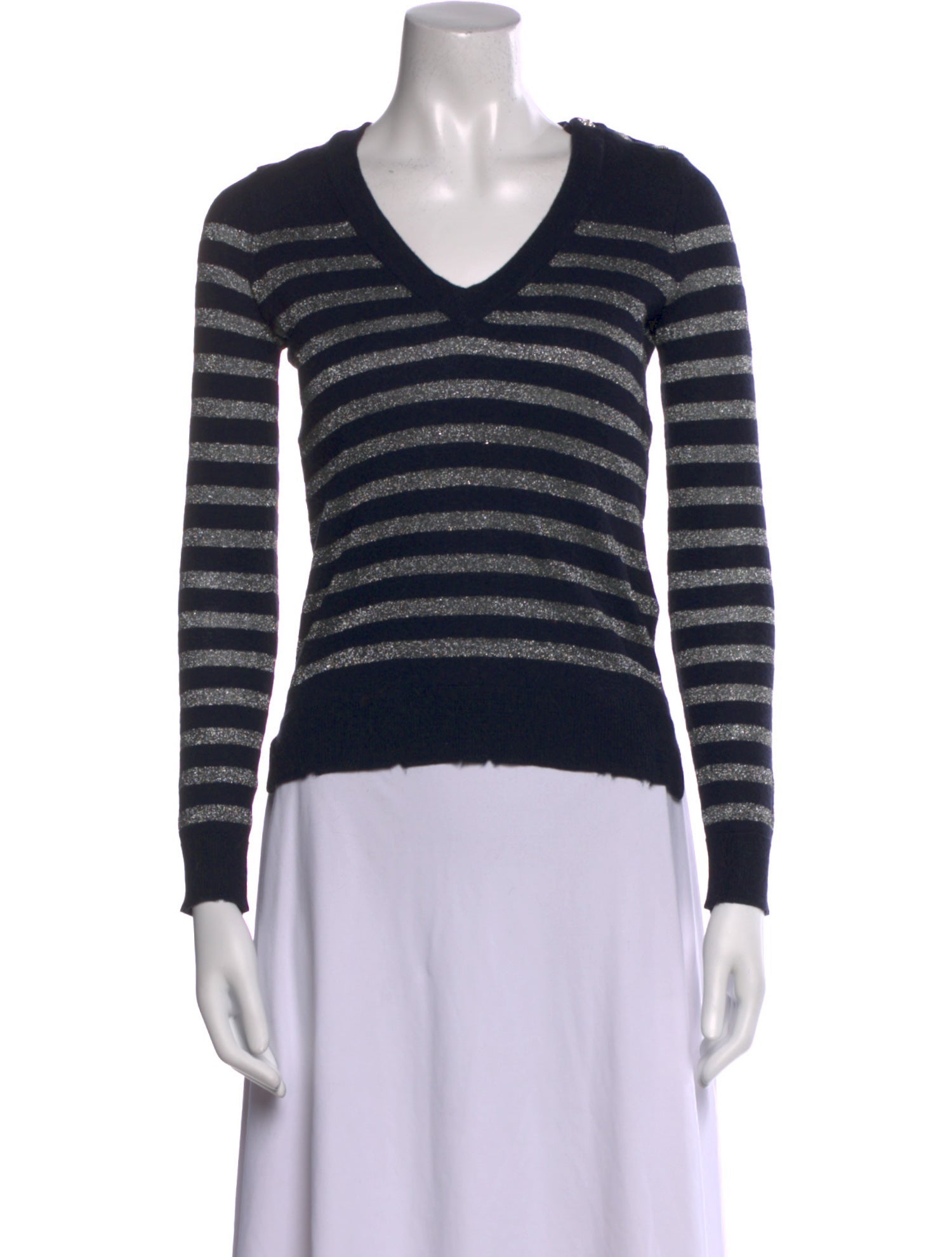 Zadig & Voltaire Merino Wool Striped Sweater