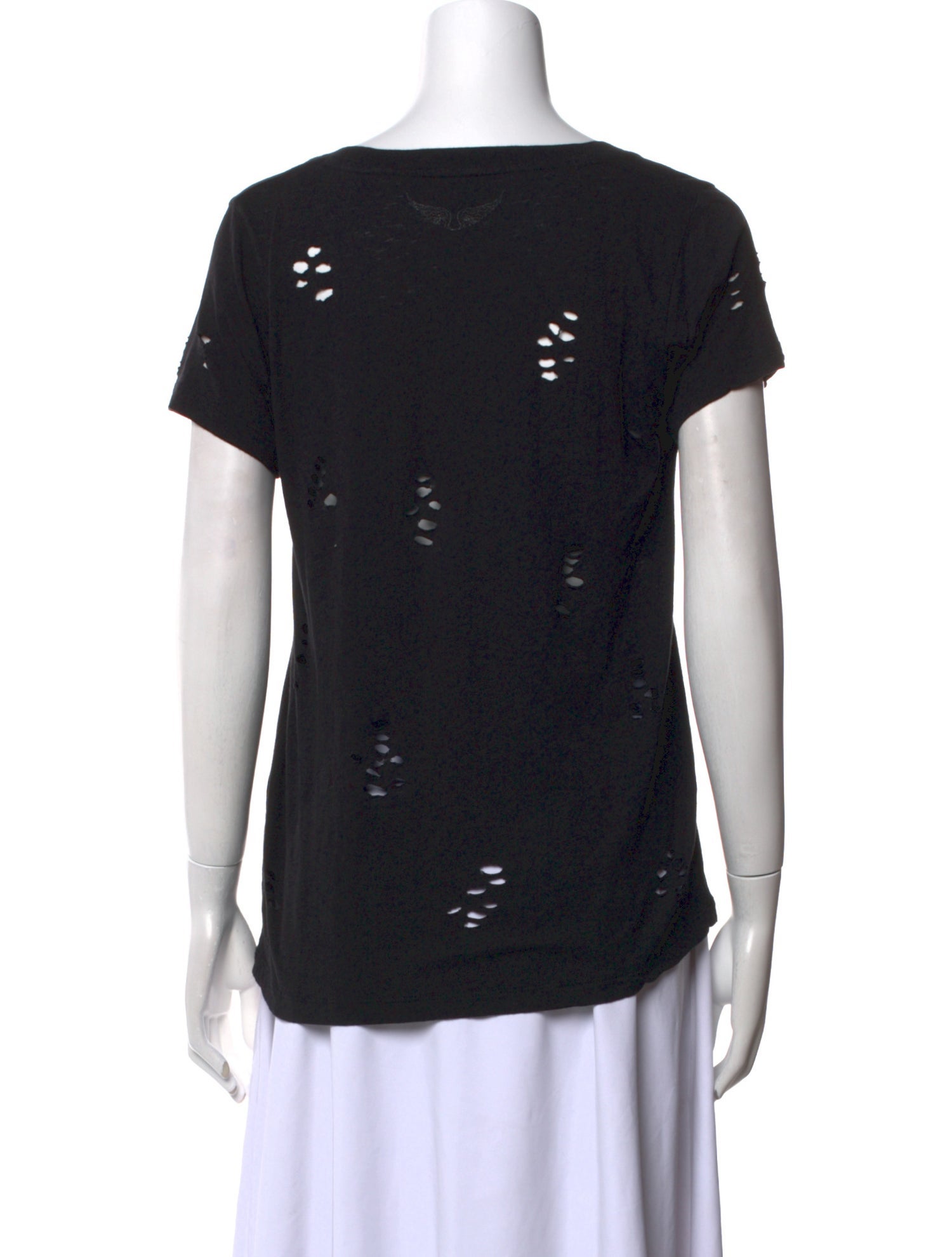 Zadig & Voltaire Scoop Neck Short Sleeve T-Shirt