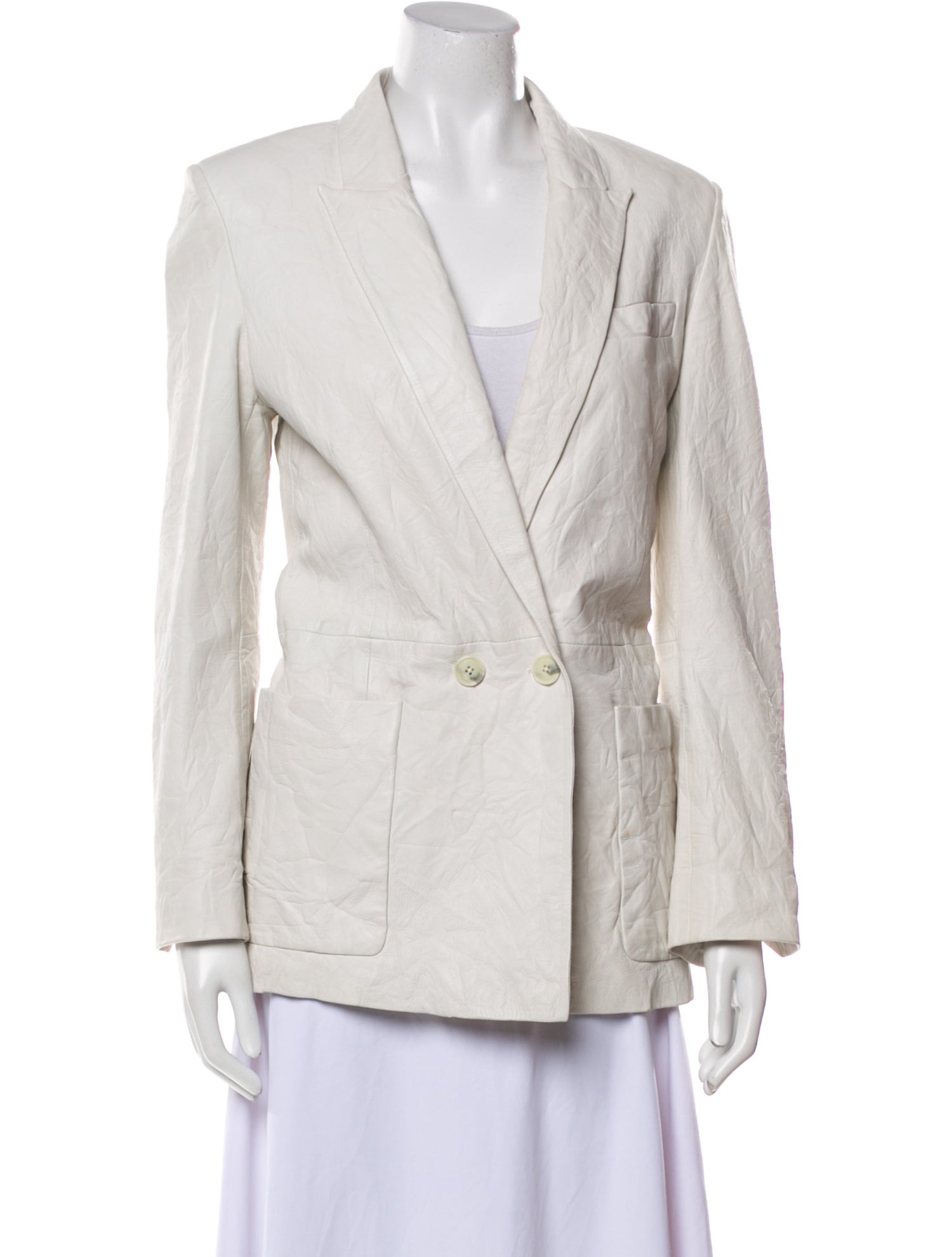 Zadig & Voltaire Lamb Leather Blazer