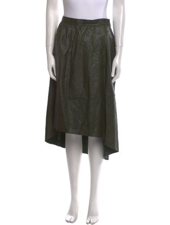 Zadig & Voltaire Leather Midi Length Skirt