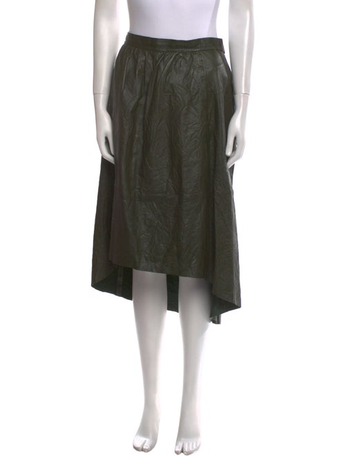 Zadig & Voltaire Leather Midi Length Skirt