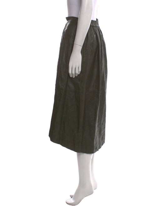 Zadig & Voltaire Leather Midi Length Skirt