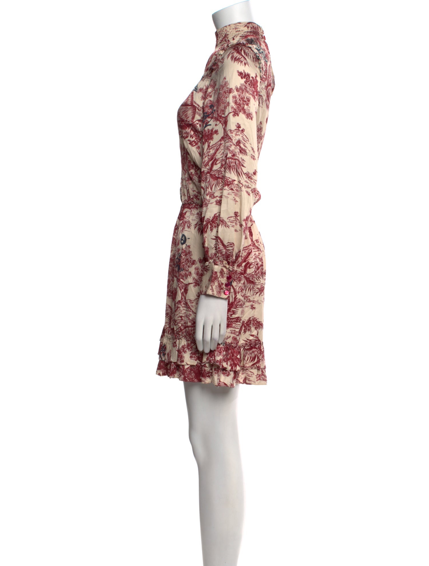 Zadig & Voltaire Floral Print Mini Dress