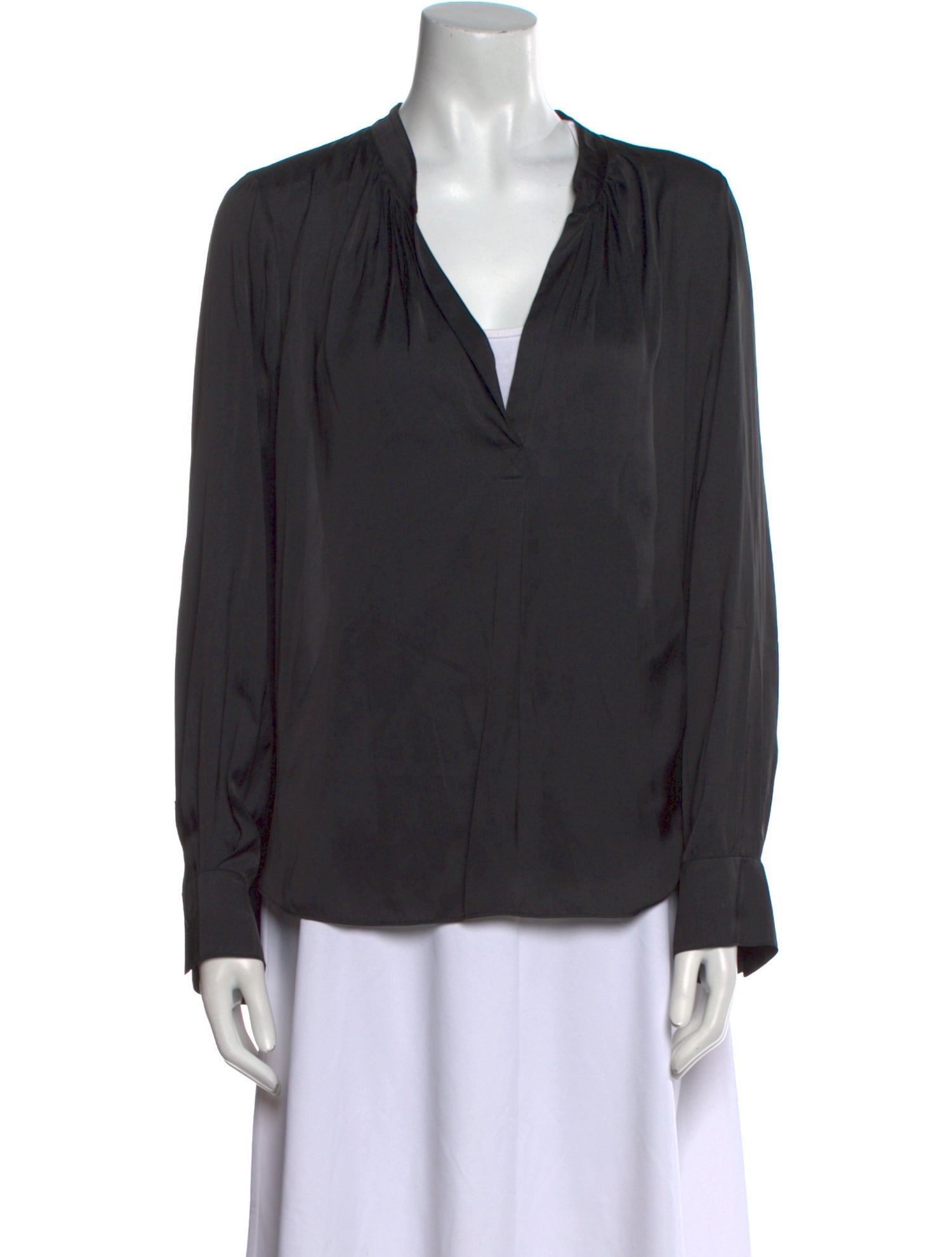 Zadig & Voltaire V-Neck Long Sleeve Blouse