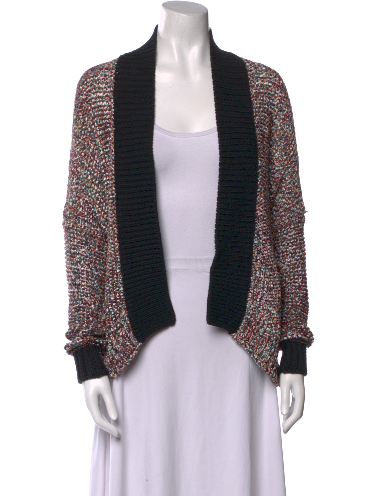 Zadig & Voltaire Striped Open Front Sweater