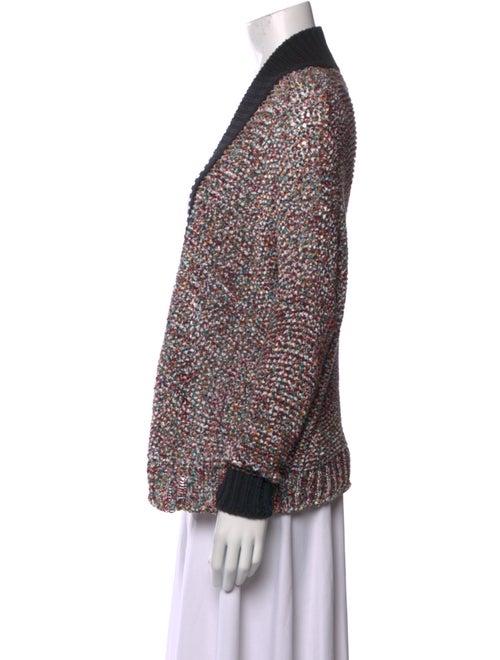 Zadig & Voltaire Striped Open Front Sweater