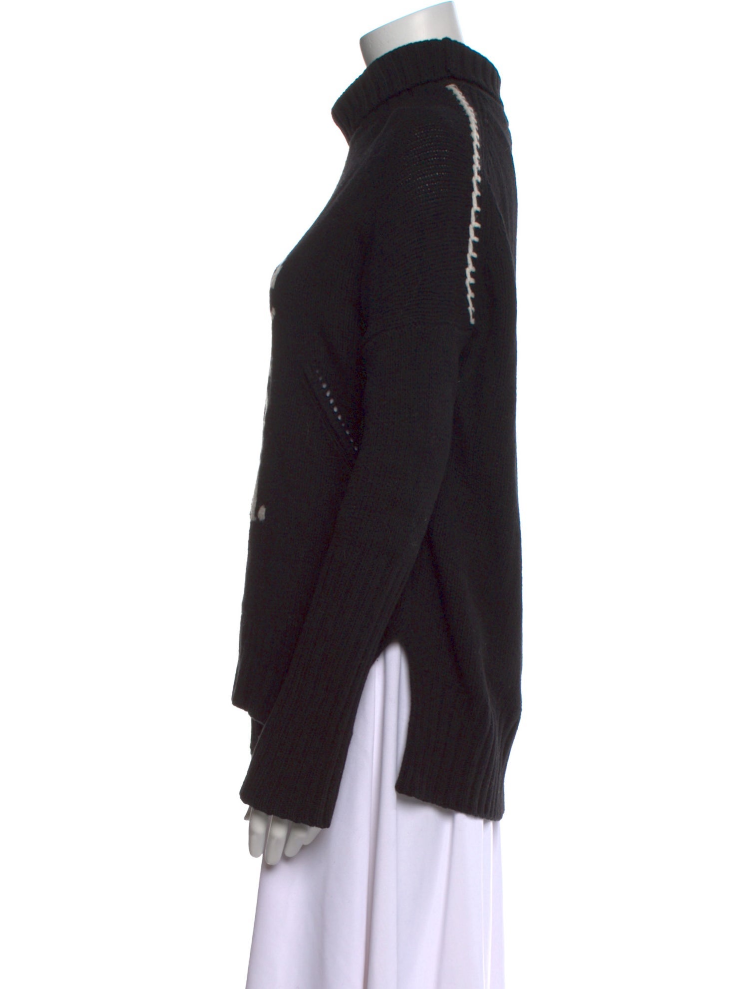 Zadig & Voltaire Merino Wool Graphic Print Sweater