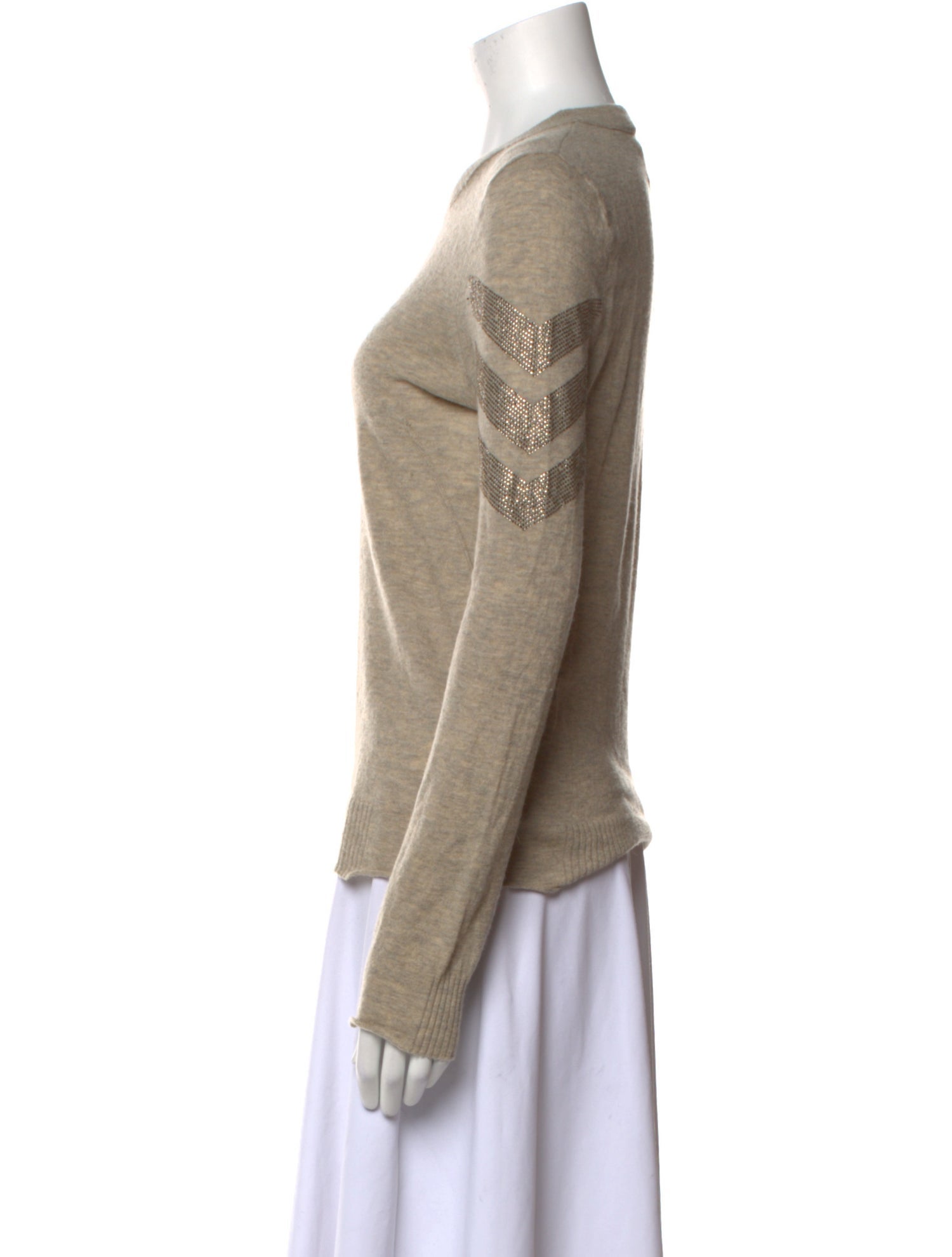 Zadig & Voltaire Cashmere Crew Neck T-Shirt