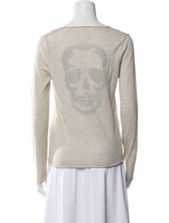 Zadig & Voltaire Merino Wool V-Neck Top