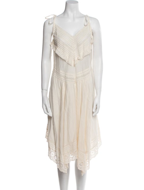 Zadig & Voltaire V-Neck Midi Length Dress