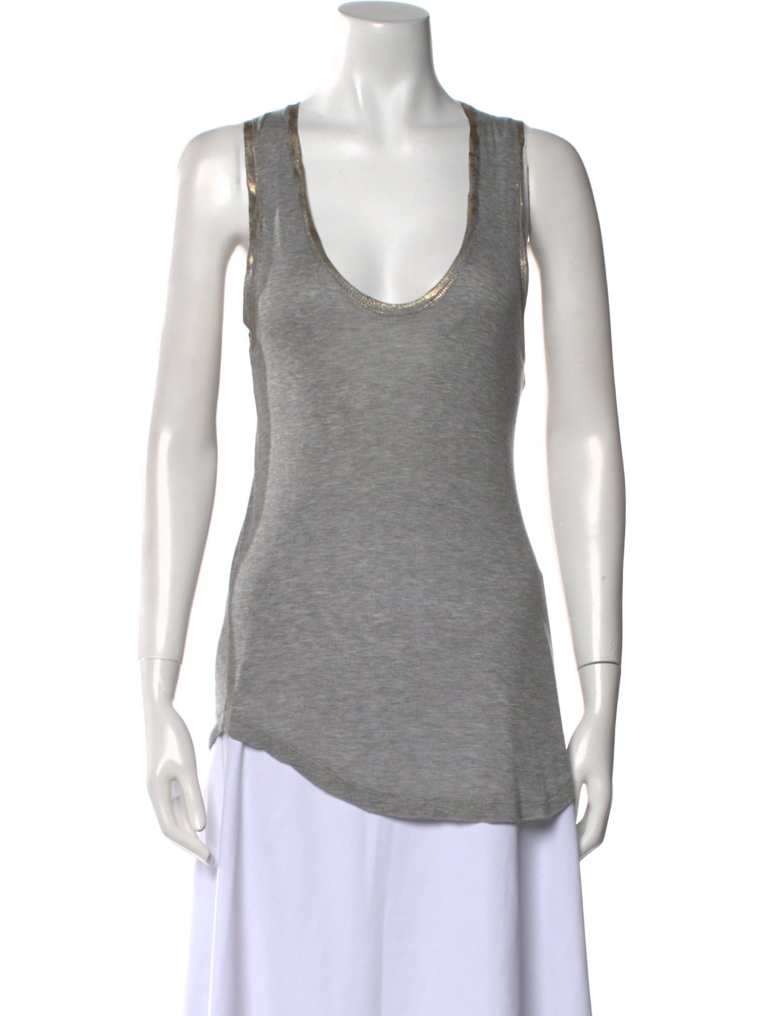 Zadig & Voltaire Scoop Neck Sleeveless Top