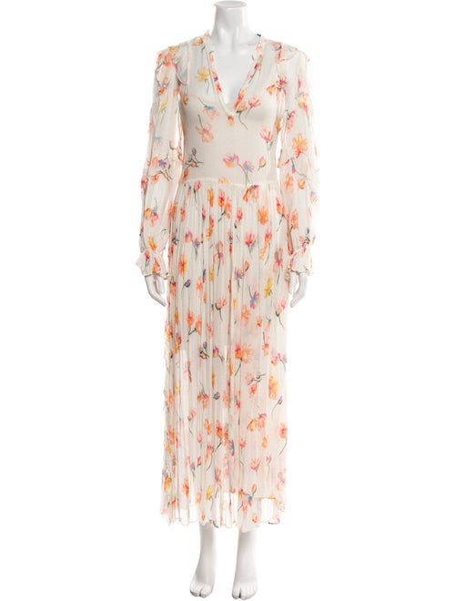 Zadig & Voltaire Floral Print Long Dress