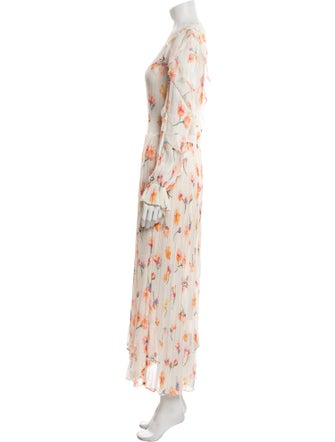 Zadig & Voltaire Floral Print Long Dress