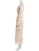 Zadig & Voltaire Floral Print Long Dress